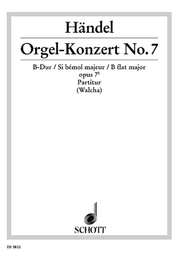Organ Concerto No. 7 B Major op. 7/1 HWV 306